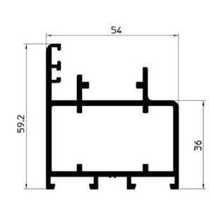 ABATIBLE ALFIL A-54 PUERTA