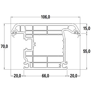 IN ALPHA PIVOTANTE (PVC)