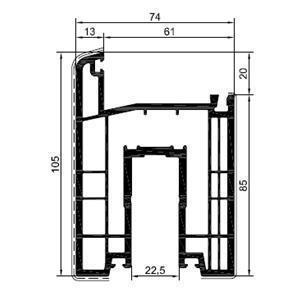 CORREDERA ELEVABLE (S02HST) (PVC)