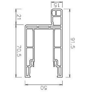 CONTRAVENTANA LIDER (PVC)