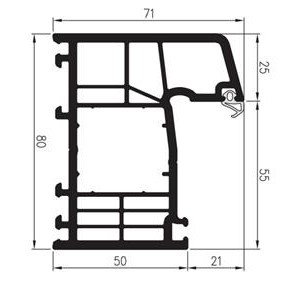7001 AD PUERTA CALLE (PVC)