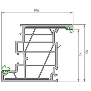 ELEGANT INFINITY THERMOFIBRA PUERTA CALLE (PVC)