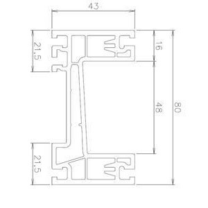 PREMILINE - MARCO 43MM + HOJA 68MM (PVC)