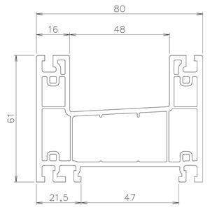 PREMILINE - M:61+SOLERA - + HOJA 68MM (PVC)