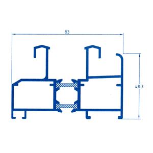 SERIE CORREDERA MILLENIUM RPT DE ALUFESAN