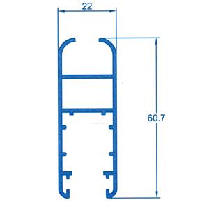 SERIE CORREDERA PERIMETRAL - 60 DE ALUFESAN