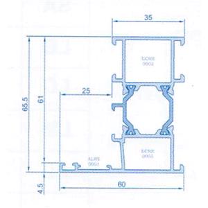 SERIE ABATIBLE RS-65 RPT CANAL 16 DE ALUFESAN