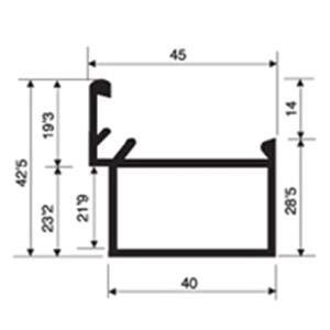 MALLORQUINA LAMA TROQUELADA 40X25