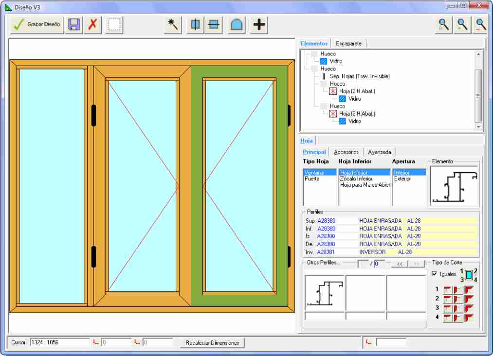 Diseño Ventana